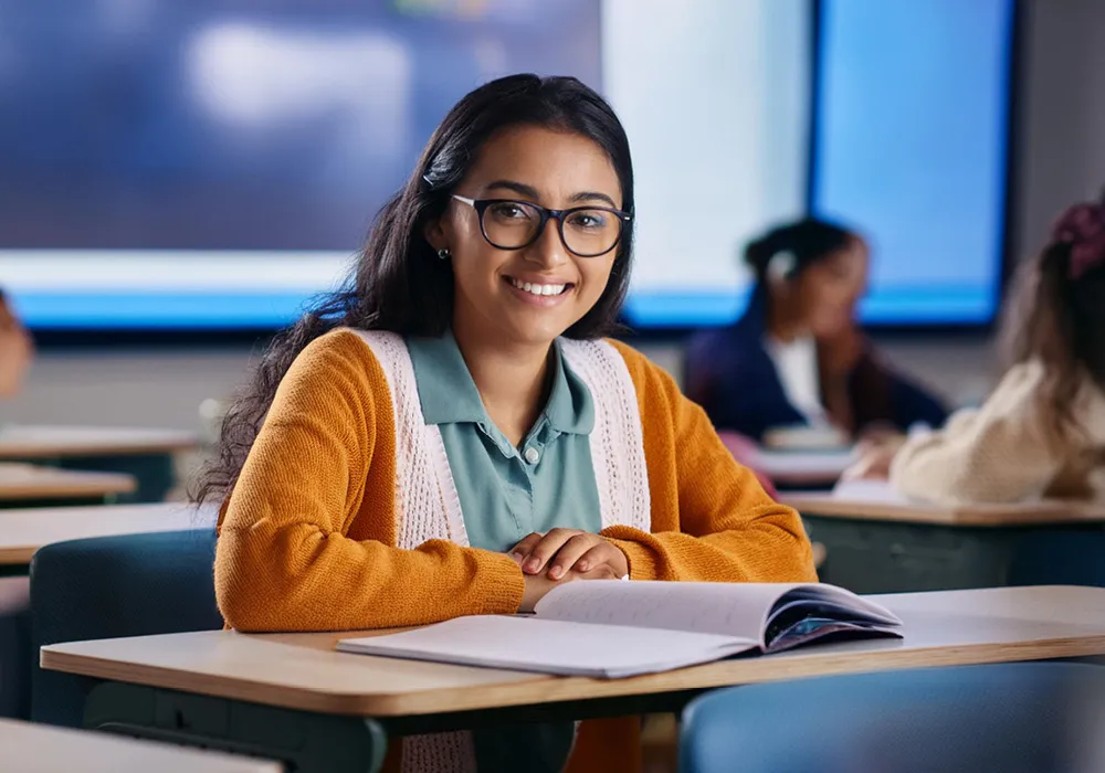 Smart classroom at Mahalakshmi College